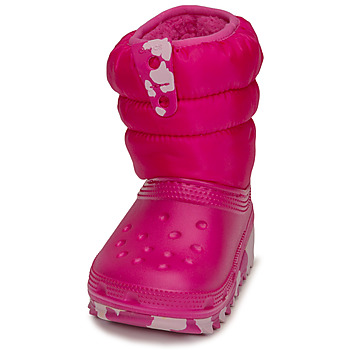 Crocs Classic Neo Puff Boot T Růžová