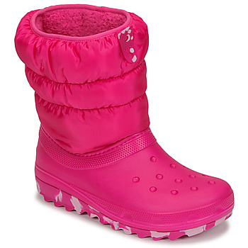 Crocs Zimní boty Dětské Classic Neo Puff Boot K - Růžová