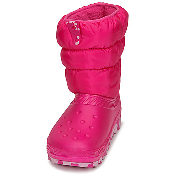 Crocs Classic Neo Puff Boot K Růžová