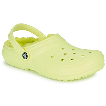Boty Děti Pantofle Crocs Classic Lined Clog K Žlutá