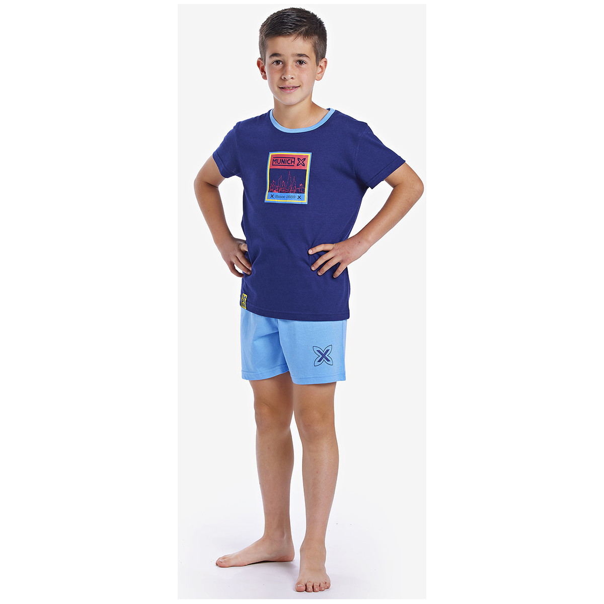 Textil Chlapecké Pyžamo / Noční košile Munich CH1450 Modrá