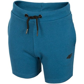 Textil Chlapecké Tříčtvrteční kalhoty 4F JSKMD001 Modrá