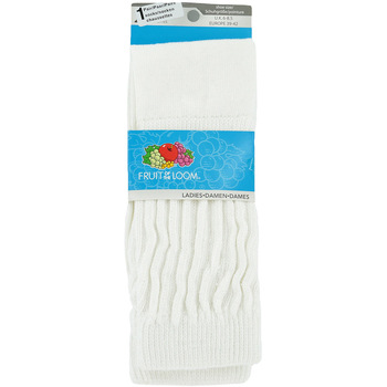 Spodní prádlo Ženy Ponožky Fruit Of The Loom Pair x1 Socks Bílá