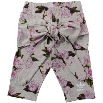 Textil Ženy Tříčtvrteční kalhoty adidas Originals Floral Šedé, Růžové
