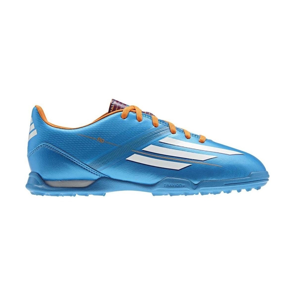 Boty Děti Fotbal adidas Originals F10 Trx TF JR Modré, Oranžové