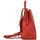 Taška Ženy Kabelky  Patrizia Piu Kožený červený dámský módní batůžek se dvěma oddíly 