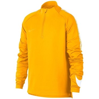 Textil Chlapecké Mikiny Nike Dry Squad Drill Žlutá