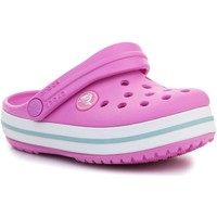 Boty Dívčí Pantofle Crocs Crocband Kids Clog T 207005-6SW Růžová