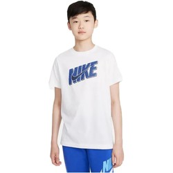 Textil Chlapecké Trička s krátkým rukávem Nike CAMISETA BLANCA NIO  SPORTSWEAR DO1825 Bílá