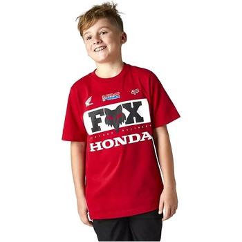 Textil Děti Trička s krátkým rukávem Fox Racing CAMISETA ROJA NIO   29175 Červená