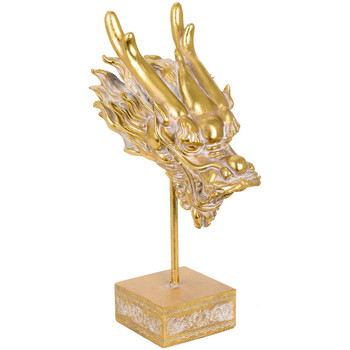 Bydlení Sošky a figurky Signes Grimalt Dragon Ornament Se Základnou Zlatá