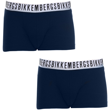 Spodní prádlo Muži Boxerky Bikkembergs BKK1UTR01BI-NAVY Modrá