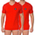 Textil Muži Trička s krátkým rukávem Bikkembergs BKK1UTS08BI-RED Červená