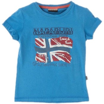 Textil Chlapecké Trička s krátkým rukávem Napapijri  Modrá