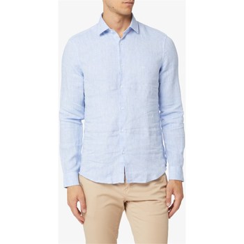 Textil Muži Košile s dlouhymi rukávy Calvin Klein Jeans K10K109286 Modrá