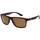 Hodinky & Bižuterie sluneční brýle Goggle E202 Hnědá