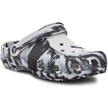 Boty Šněrovací polobotky  & Šněrovací společenská obuv Crocs Classic Marbled Clog Bílé, Černé