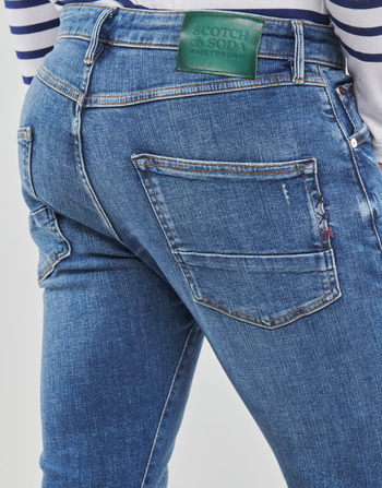 Scotch & Soda Singel Slim Tapered Jeans In Organic Cotton  Blue Shift Modrá