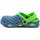 Boty Chlapecké Pantofle Cortina.be Slobby 192-0002-S6 modro zelené nazouváky Modrá