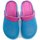Boty Ženy pantofle Magnus 59-0522-S9 modro růžové nazouváky crocsy Modrá