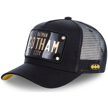 Textilní doplňky Kšiltovky Capslab DC Batman Gotham City Trucker Černá