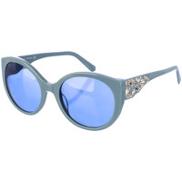 Hodinky & Bižuterie Ženy sluneční brýle Swarovski SK0174S-84V Modrá