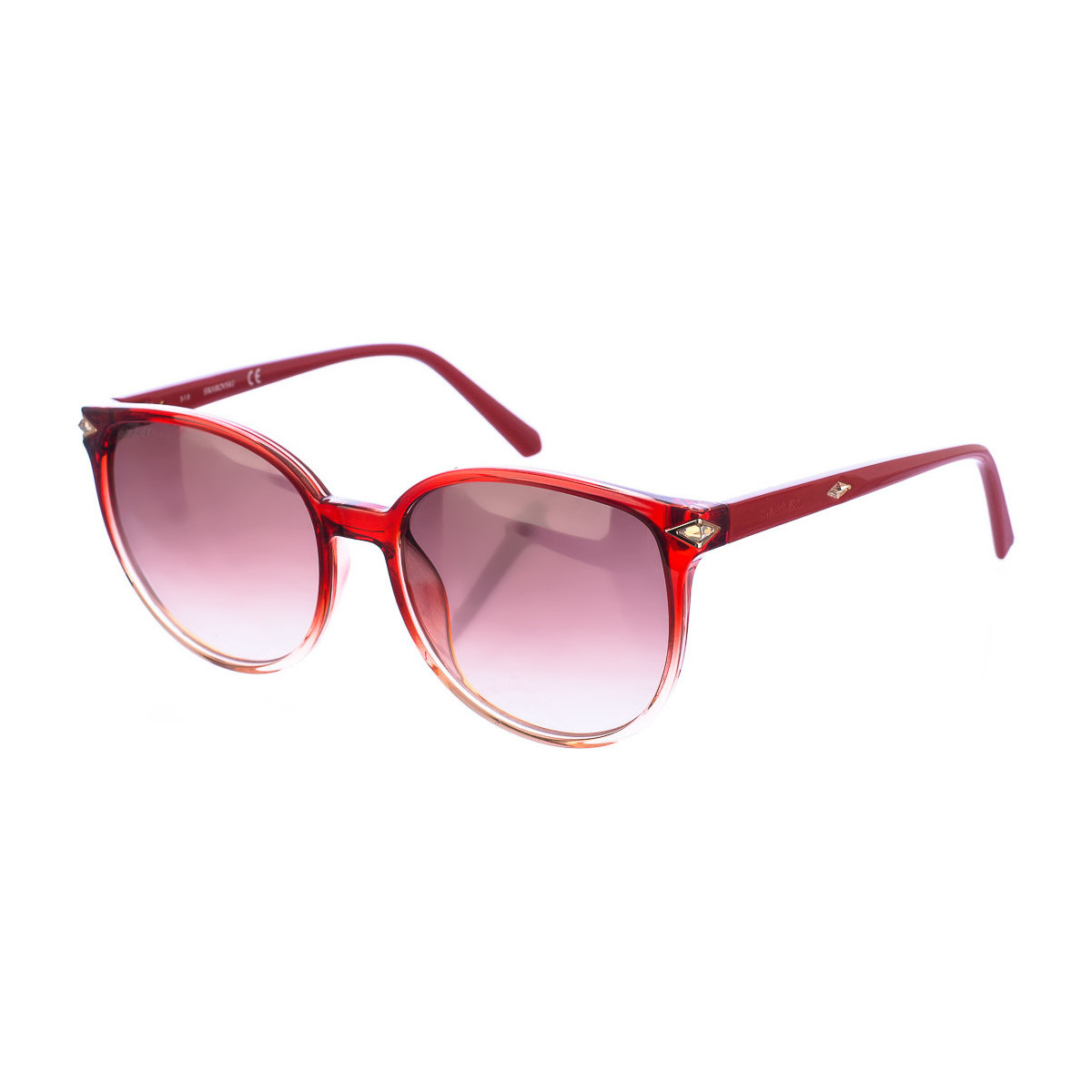 Hodinky & Bižuterie Ženy sluneční brýle Swarovski SK0191S-66F Červená