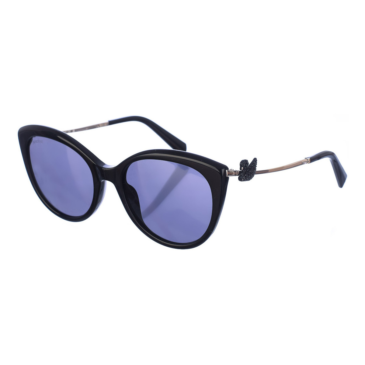Hodinky & Bižuterie Ženy sluneční brýle Swarovski SK0221S-01A Černá