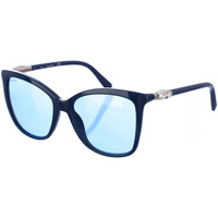 Hodinky & Bižuterie Ženy sluneční brýle Swarovski SK0227S-90V Modrá