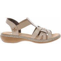 Boty Ženy Sandály Rieker Dámské sandály  65918-62 beige Béžová