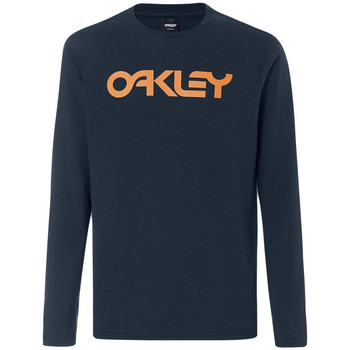 Textil Trička s dlouhými rukávy Oakley T-shirt  Mark II Fathom PT Modrá