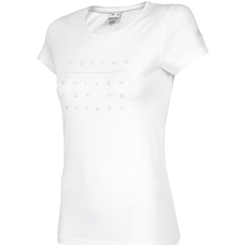 Textil Ženy Trička s krátkým rukávem 4F TSD013 Bílá