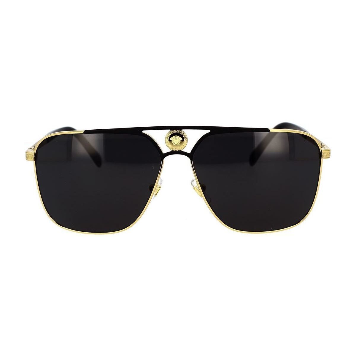 Hodinky & Bižuterie sluneční brýle Versace Occhiali da Sole  VE2238 143687 Zlatá