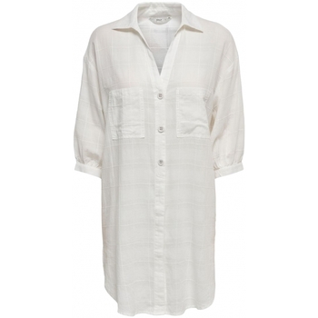Textil Ženy Halenky / Blůzy Only Shirt Naja S/S - Bright White Bílá