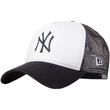 Textilní doplňky Muži Kšiltovky New-Era Team Block New York Yankees MLB Trucker Cap Bílá