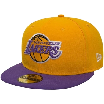 Textilní doplňky Muži Kšiltovky New-Era Los Angeles Lakers NBA Basic Cap Žlutá