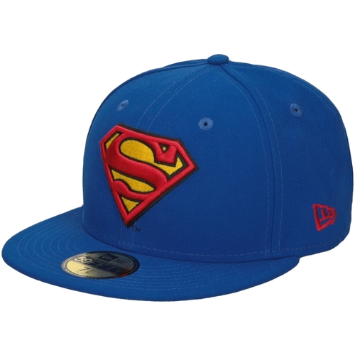 Textilní doplňky Muži Kšiltovky New-Era Character Bas Superman Basic Cap Modrá