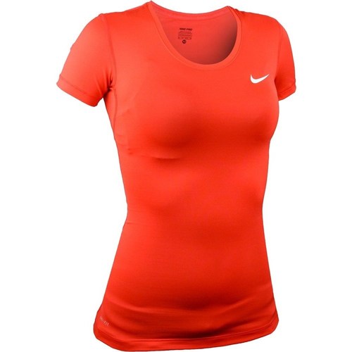 Textil Ženy Trička s krátkým rukávem Nike Pro Cool Červená