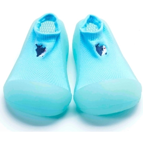 Boty Děti Bačkůrky pro miminka Attipas Cool Summer - Blue Modrá