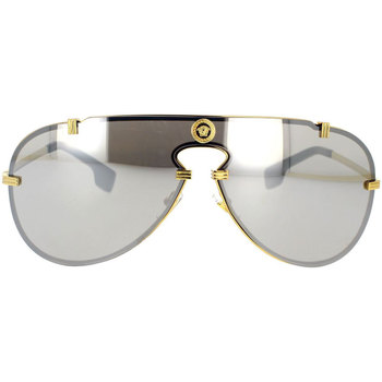 Hodinky & Bižuterie Muži sluneční brýle Versace Occhiali da Sole  VE2243 10026G Zlatá