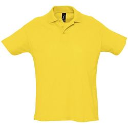 Textil Muži Polo s krátkými rukávy Sols SUMMER II - POLO HOMBRE MANGA CORTA Žlutá