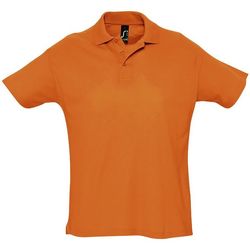 Textil Muži Polo s krátkými rukávy Sols SUMMER II - POLO HOMBRE MANGA CORTA Oranžová