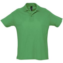 Textil Muži Polo s krátkými rukávy Sols SUMMER II - POLO HOMBRE MANGA CORTA Zelená