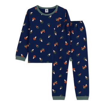 Textil Chlapecké Pyžamo / Noční košile Petit Bateau CINGUO Tmavě modrá