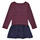 Textil Dívčí Krátké šaty Petit Bateau CONSTANTIN Tmavě modrá / Červená