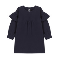 Textil Dívčí Krátké šaty Petit Bateau CARRY Tmavě modrá