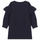 Textil Dívčí Krátké šaty Petit Bateau CARRY Tmavě modrá