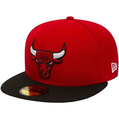 Textilní doplňky Muži Kšiltovky New-Era Chicago Bulls NBA Basic Cap Červená