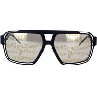 Hodinky & Bižuterie Muži sluneční brýle D&G Occhiali da Sole Dolce&Gabbana DG2270 1106K1 Černá