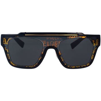 Hodinky & Bižuterie sluneční brýle D&G Occhiali da Sole  DG6125 327787 Černá